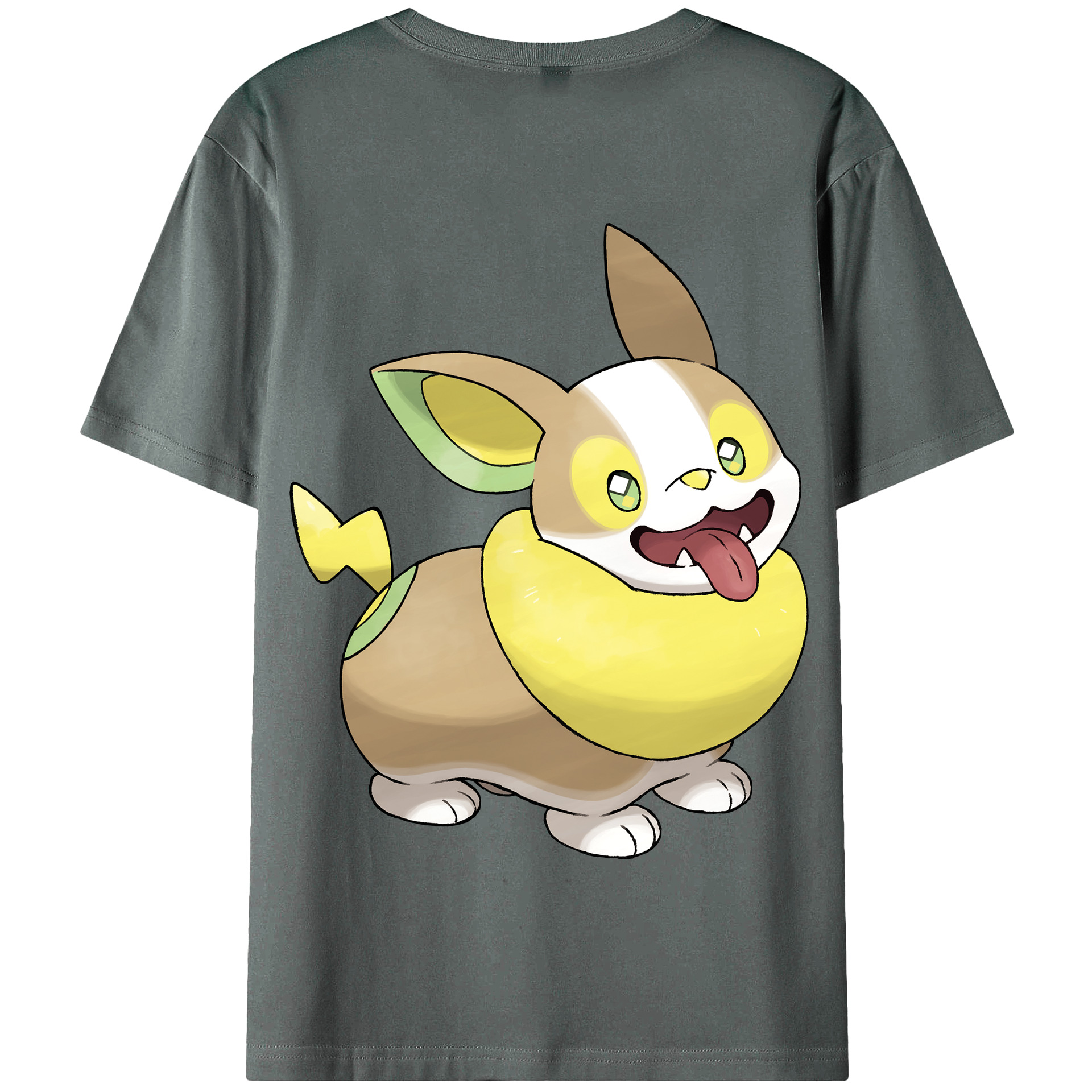 （画像用） ポケットモンスター Pokémon 綿100％半袖Tシャツ（背面プリント）